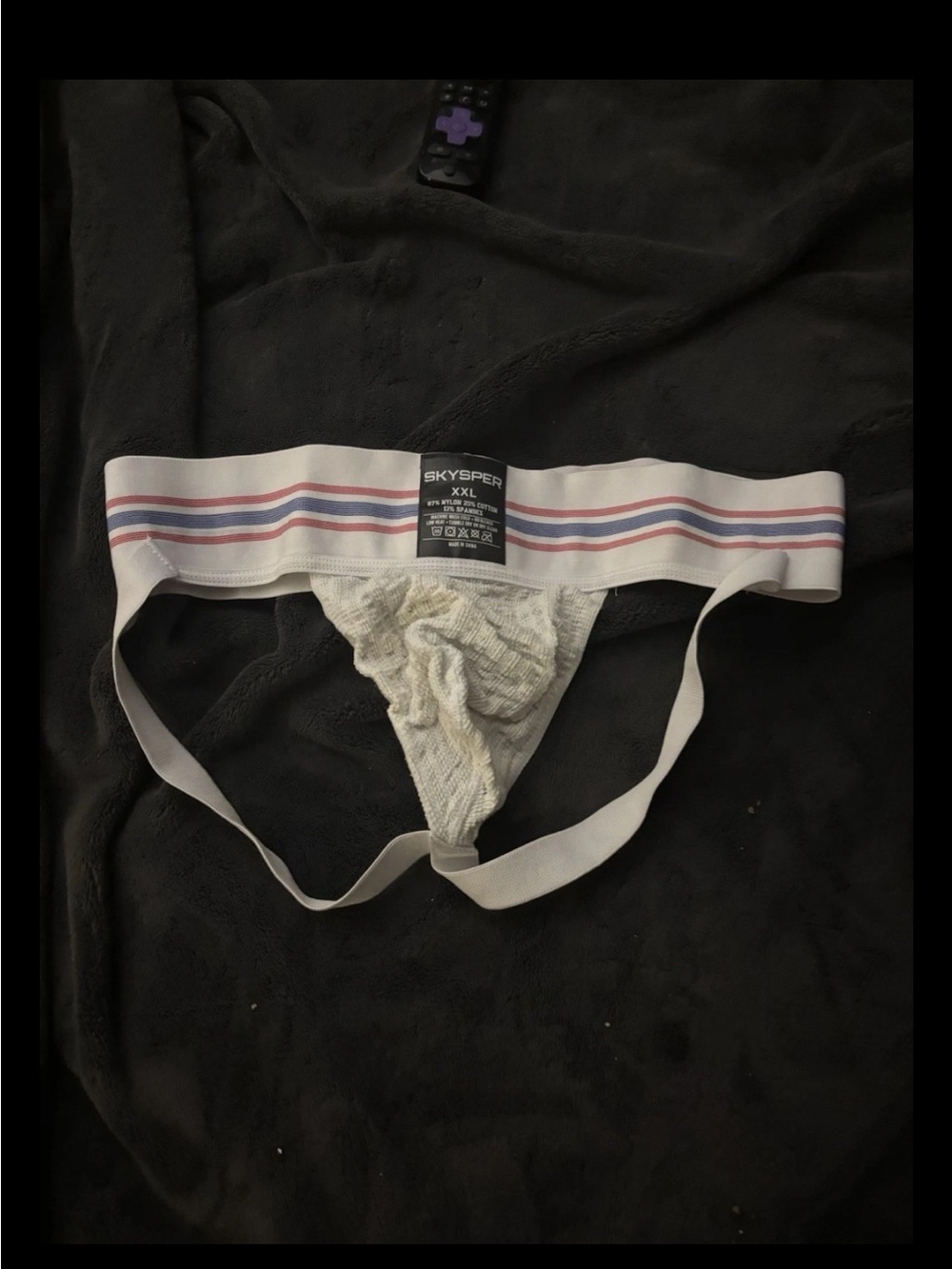 SKYSPER JOCKSTRAP RED BLUE WHITE BAND SHIPS FAST JOCKSTRAP SUPPORTER NEW XXL